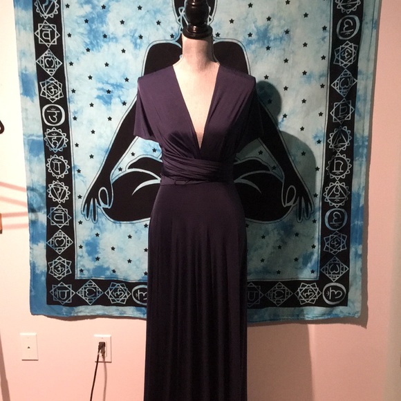 One Size Maxi Convertible Dress - Picture 1 of 6